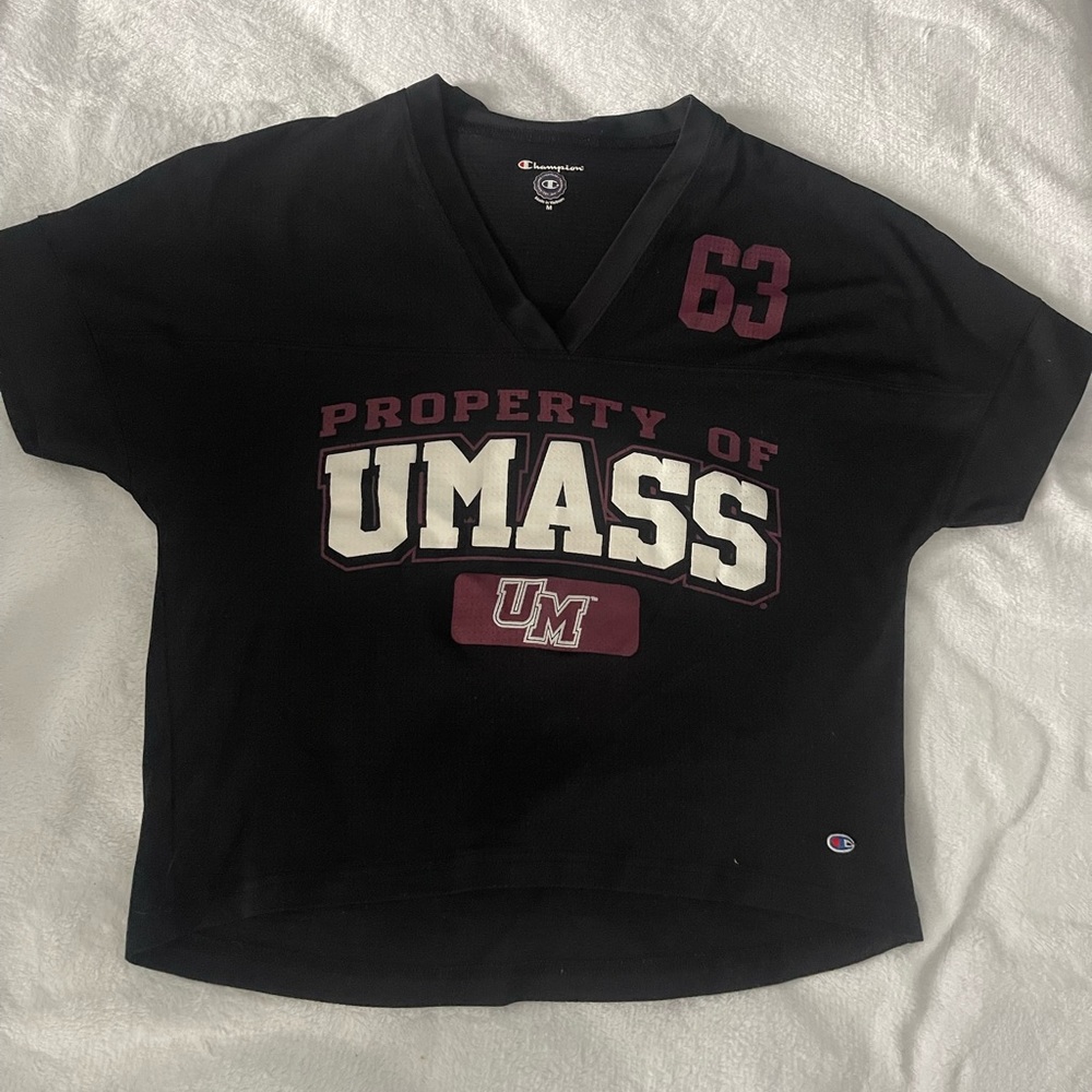 UMass Amherst football tee